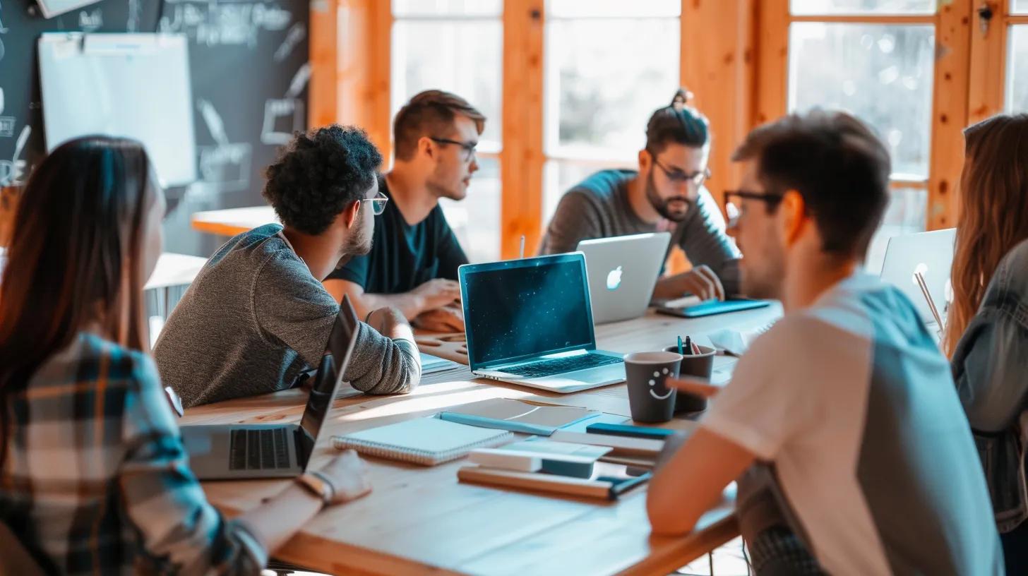 Professionals collaborating in a modern office, highlighting sales operations automation