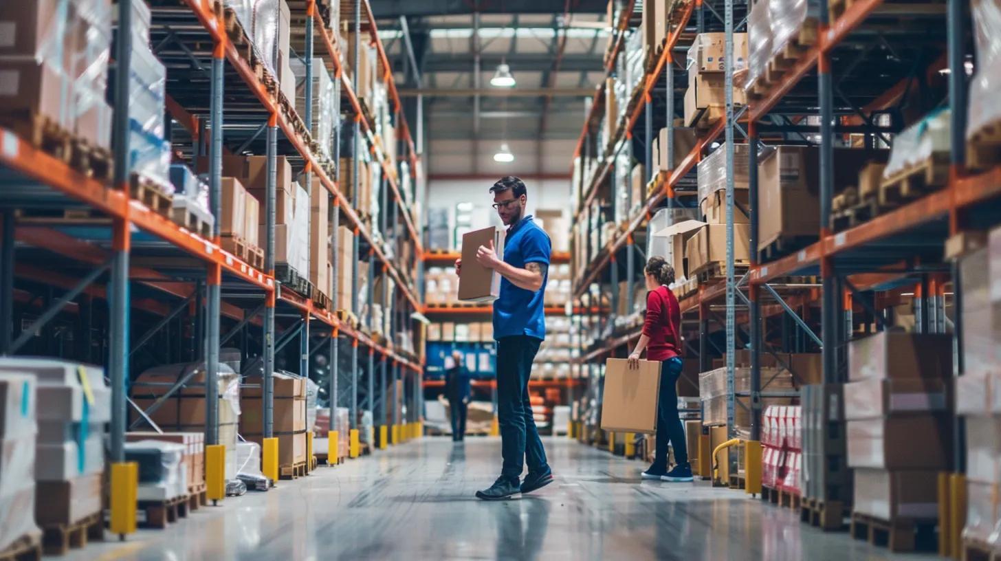 Warehouse team managing inventory and fulfilling orders to enhance distribution efficiency